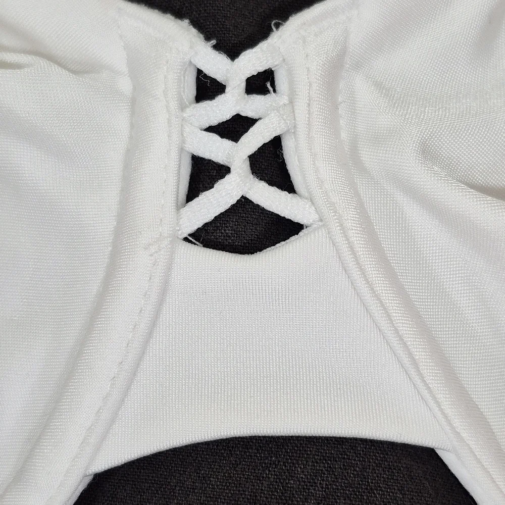 38D Vanity Fair 75007 75-007 Fits You Perfectly Love Knot UW Bra‎ White